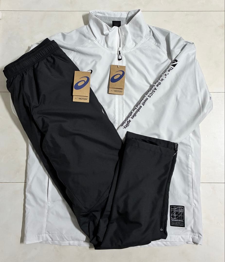 あ*こ様 【新品】ASICS/裏トリコットグラフィックウインドブレーカージャケッ ASICS アシックス 裏トリコットグラフィックウインドブレーカー