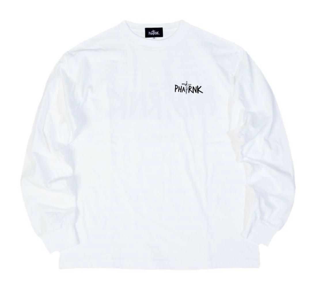 5696即完売 phatrnk ファットランク ロンTシャツ キリスト白 L - メルカリ
