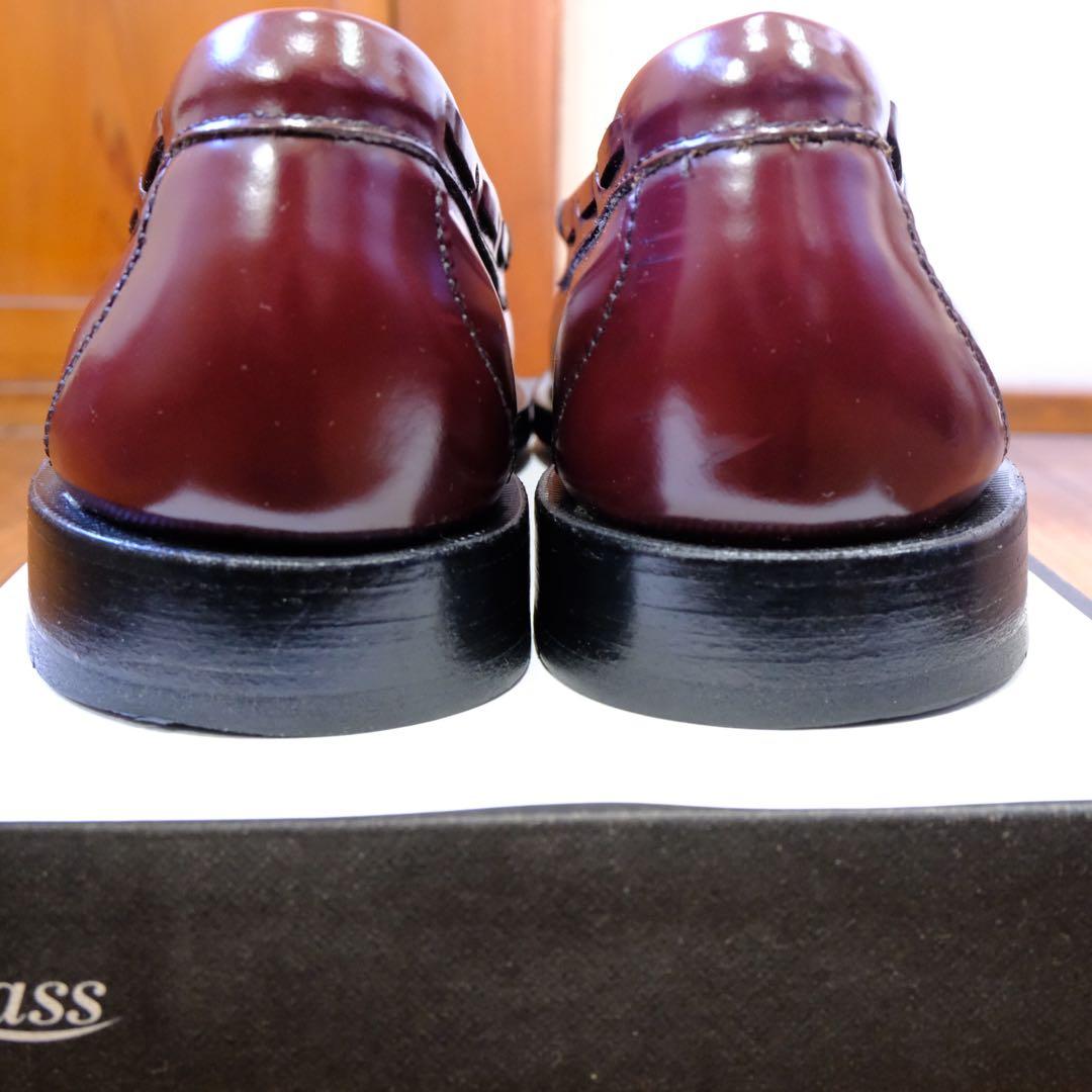 【G.H.BASS】 WEEJUNS バーガンディ タッセルローファー 9.5