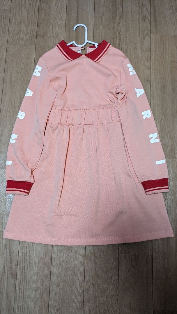 新品未使用 MARNI マルニ キッズ ワンピース MARNI（マルニ） ワンピース Kids ＆ Junior ブランドロゴ長袖