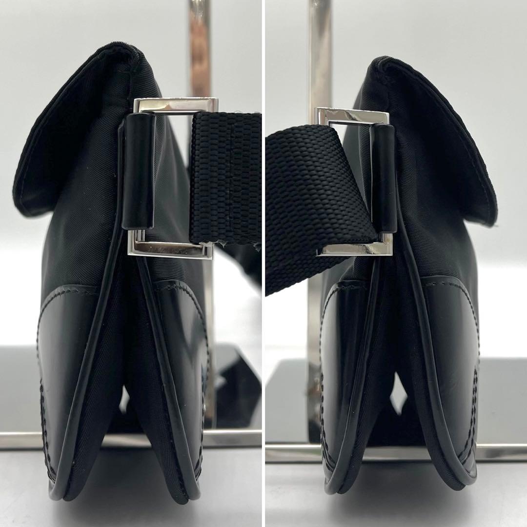 ✨極美品・ギャランティ付✨プラダ ウエストバッグ 三角ロゴ ナイロン