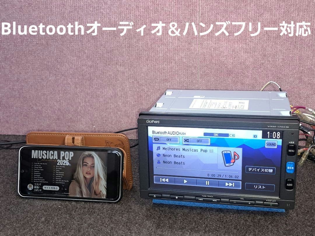 タッチ新品!☆ホンダ純正 VXM-174CSi BT対応・ワンセグTV☆動作良好