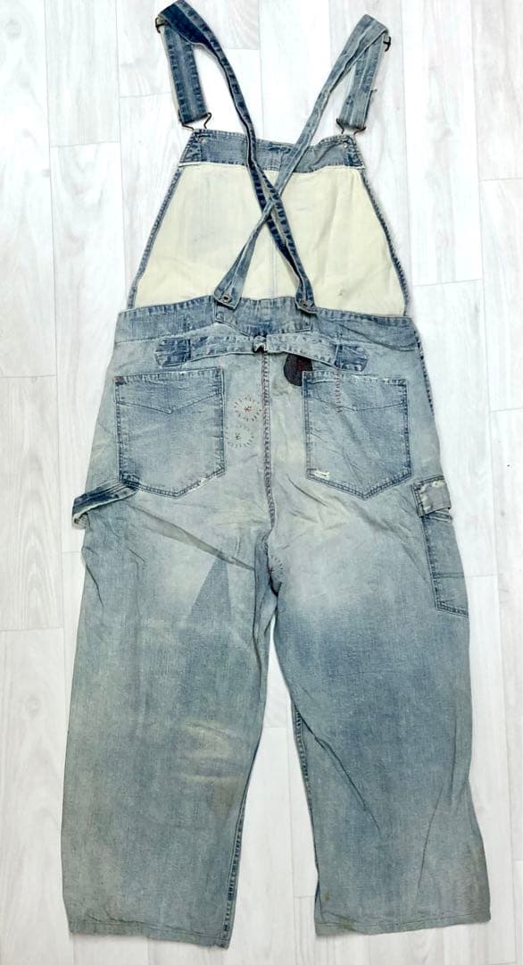 RRL ダブルアールエル オーバーオール リペアダメージ加工 ラルフ