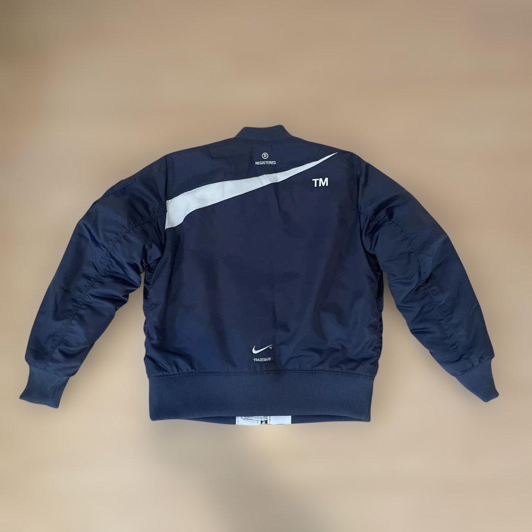 Nike MA-1ジャケット ネイビー リバーシブル - メルカリ