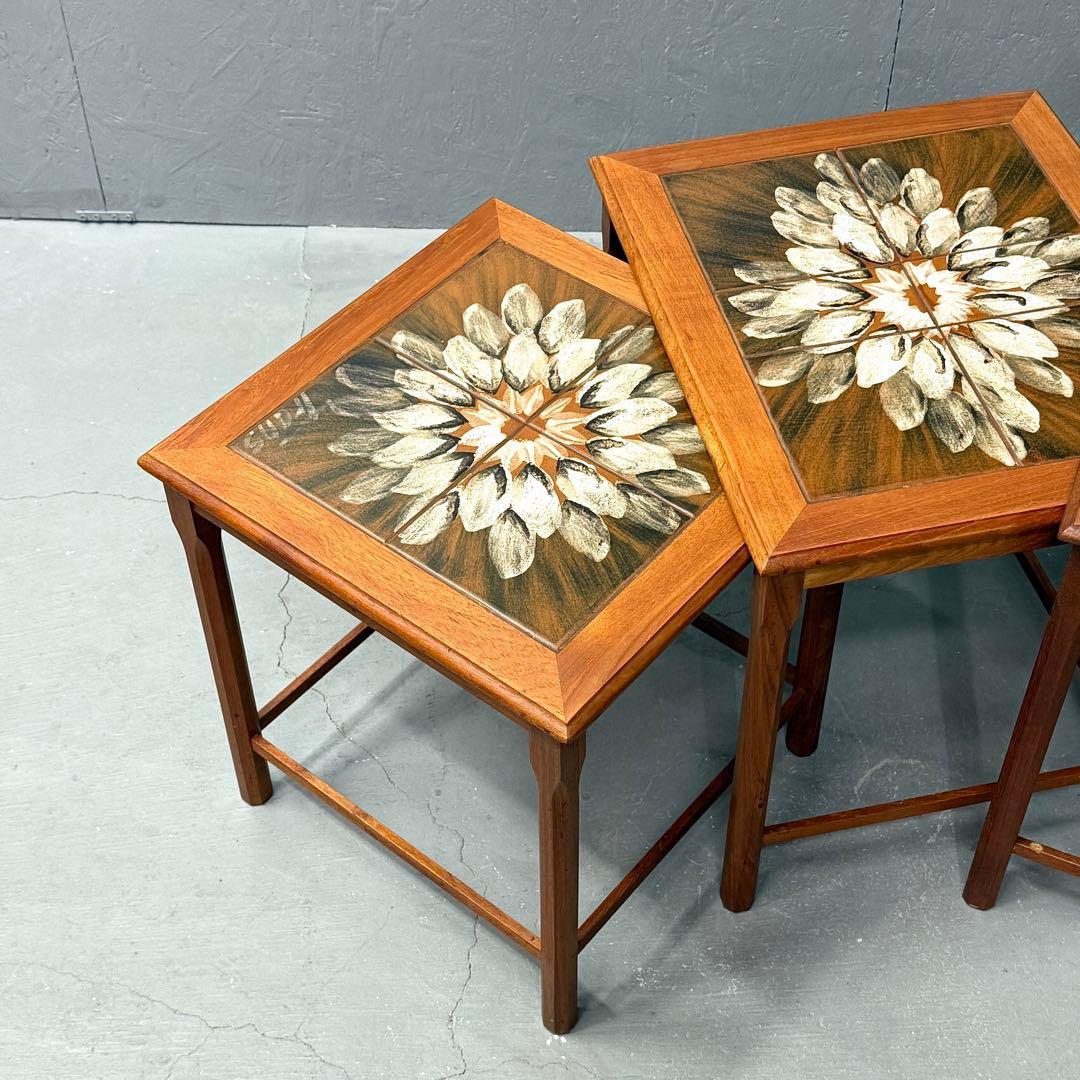 北欧デンマーク ヴィンテージ タイルトップ テストテーブル (501