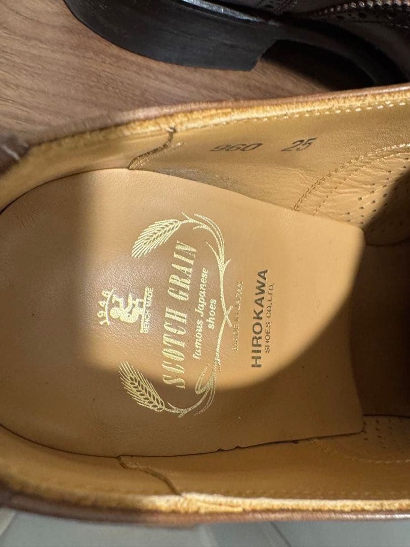 スコッチグレイン インペリアルⅢ 25.0cm ヒールアップ カスタム済