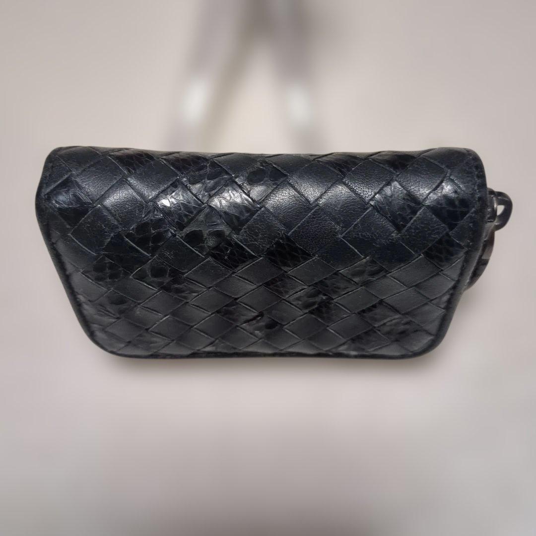 ボッテガヴェネタ パイソン ラウンドファスナー コインケース イントレ