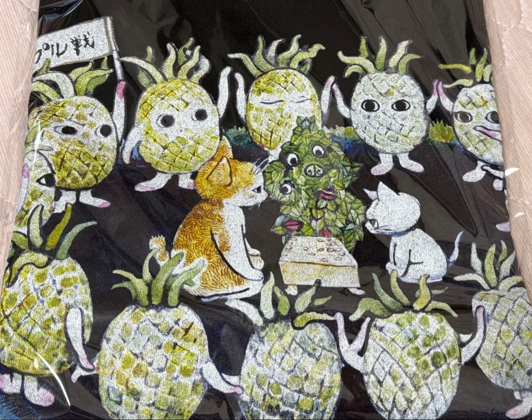 新品未開封 ヒグチユウコ 将棋会館 棋の音限定Tシャツ パイナップル戦