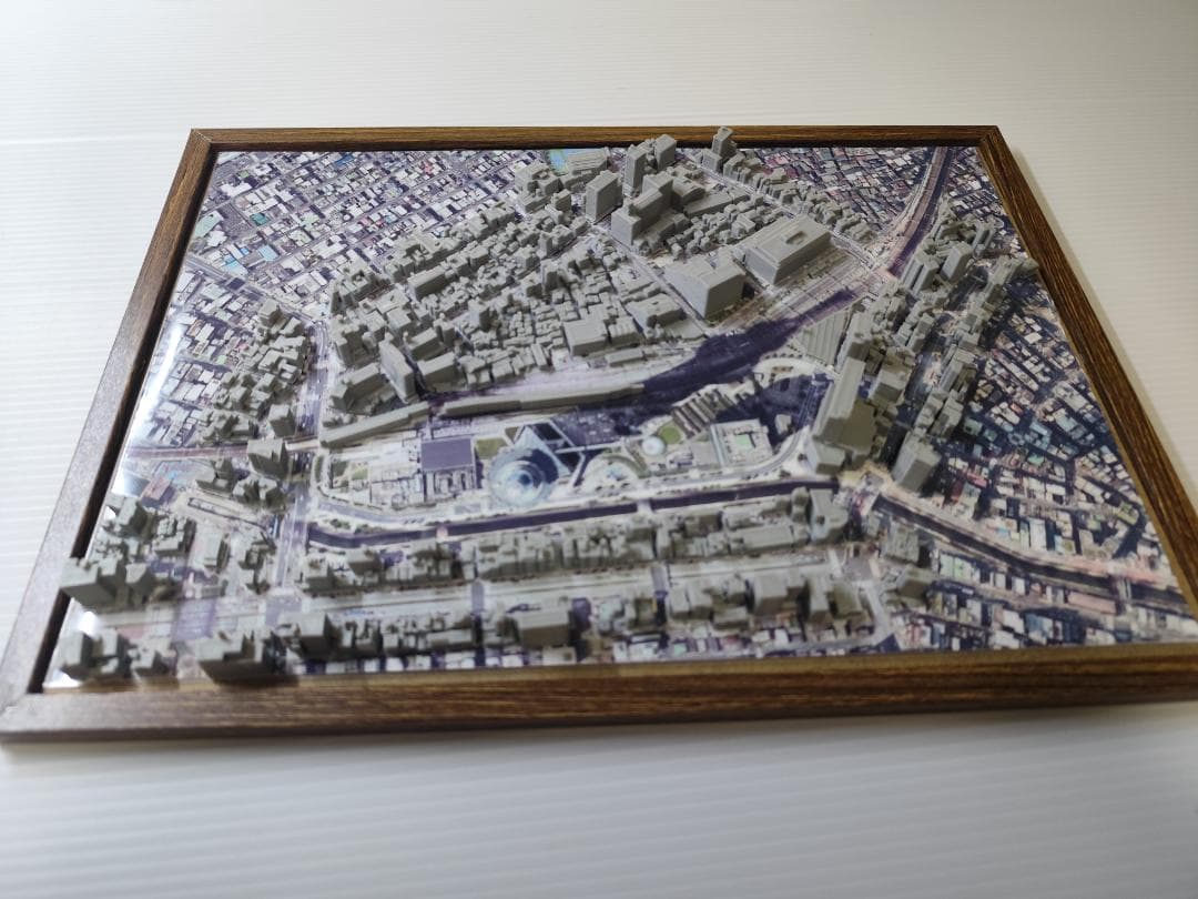 m*5様 東京スカイツリー 押上 3D都市データを活用した都市模型(スカイ