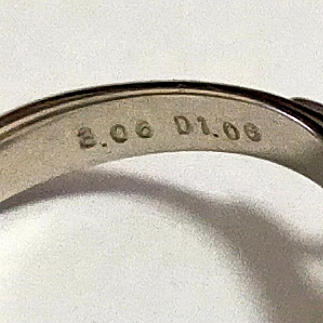 ブラックオパール　指輪　3.06ct　ダイヤ1.06ct　Pt900