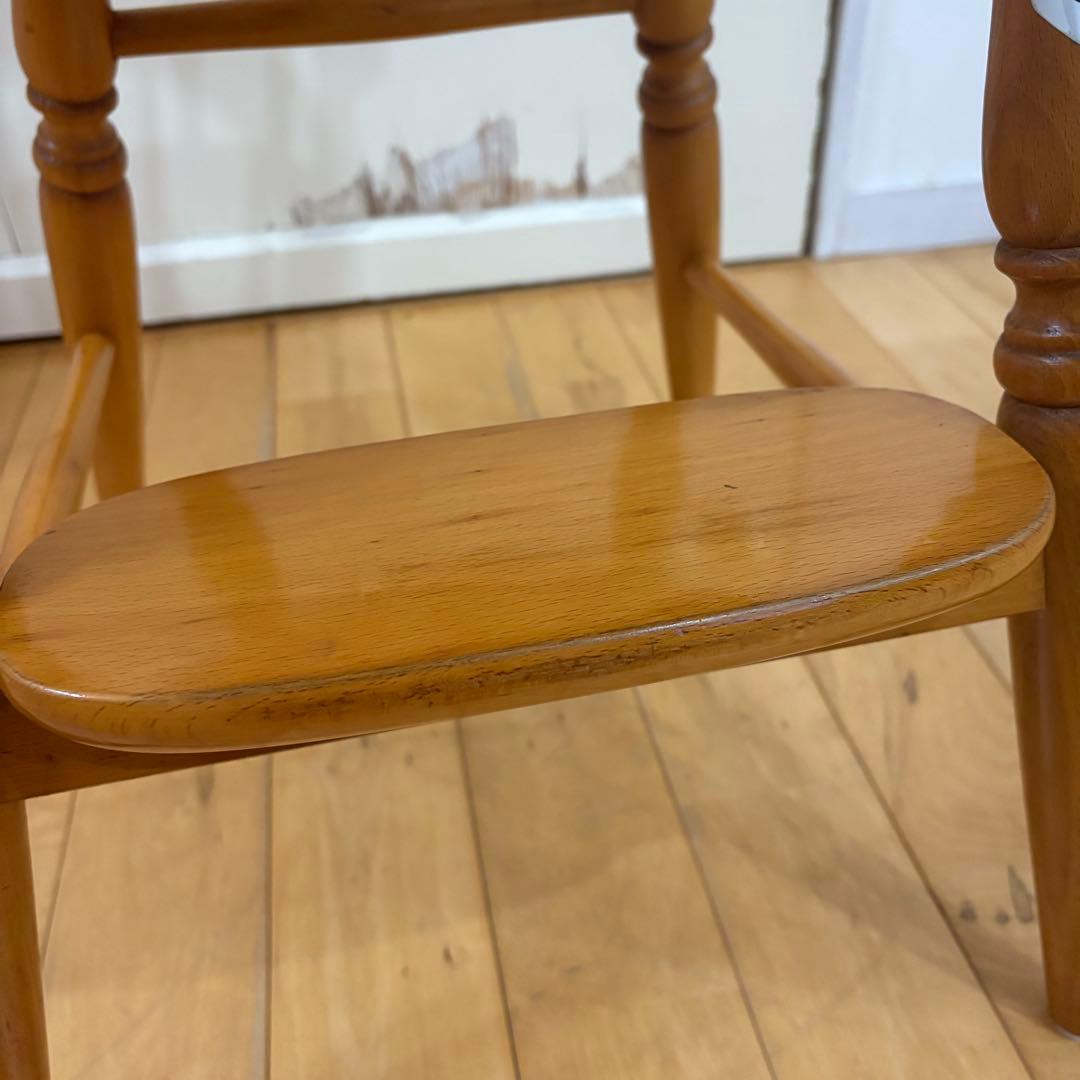 ☆ビンテージ☆ キツツキ キッズ ベビー チェア 木製 ナチュラルカラー