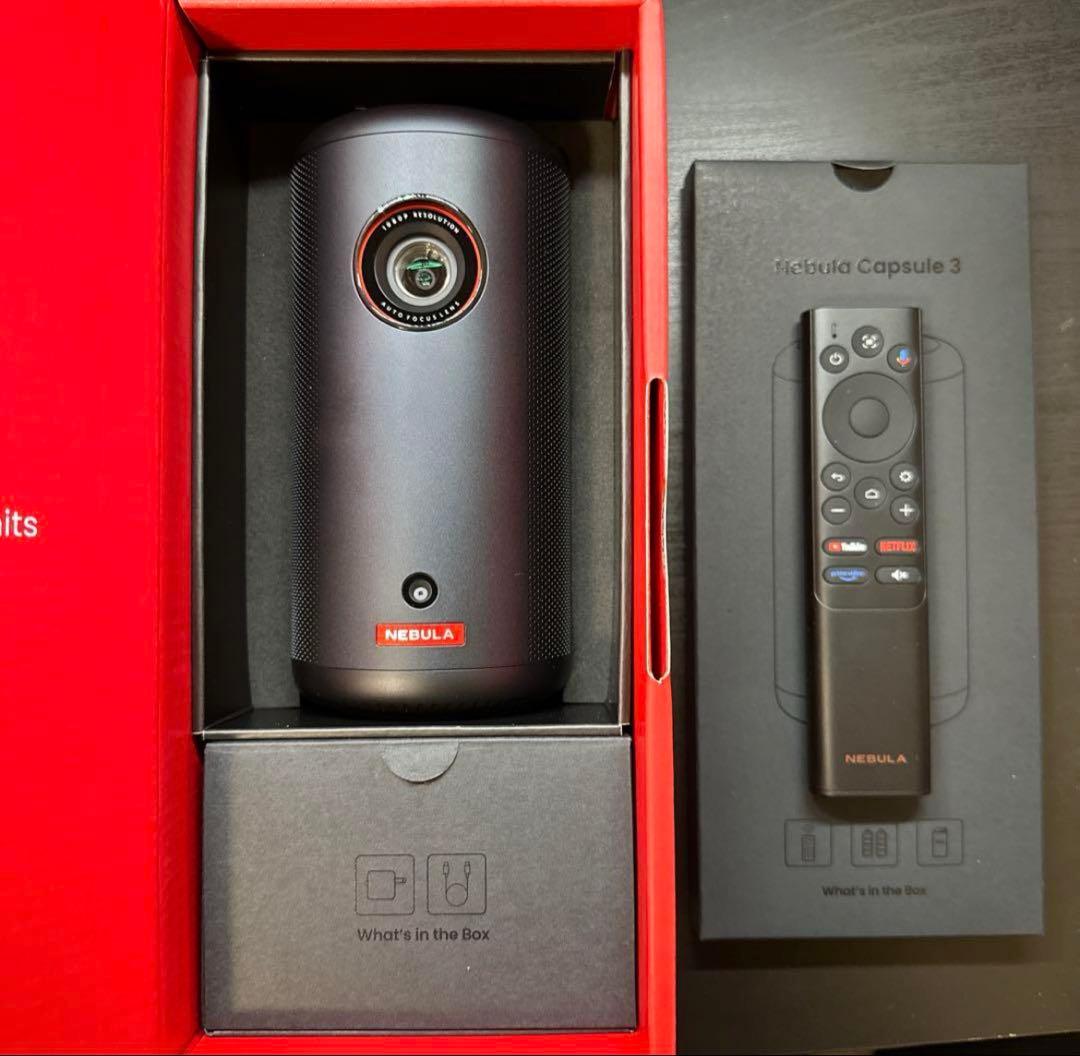 Anker Nebula Capsule 3 (モバイルプロジェクター) レンタル] Anker Nebula Capsule 3 Laser モバイルプロジェクター 搭載