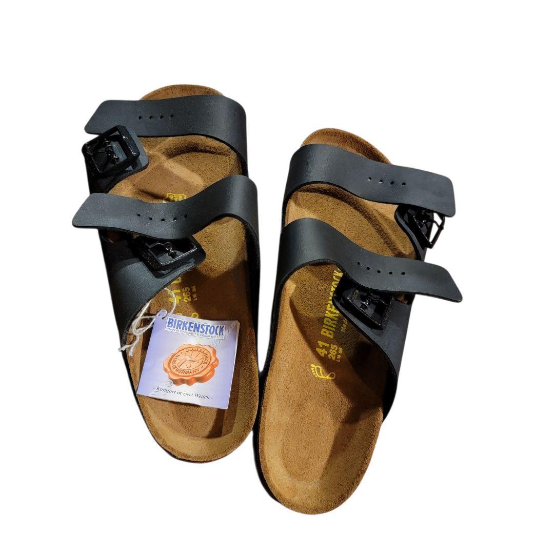 BIRKENSTOCK ブラック サンダル 41/26.5cm BIRKENSTOCK（ビルケンシュトック） サンダル レディース メンズ