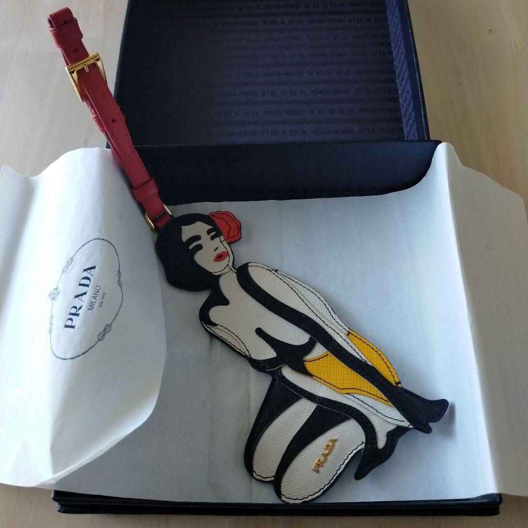 激レア PRADA プラダ サフィアーノ レザー バックチャーム PRADA（プラダ） バッグチャーム - サフィアーノレザー - ロボット
