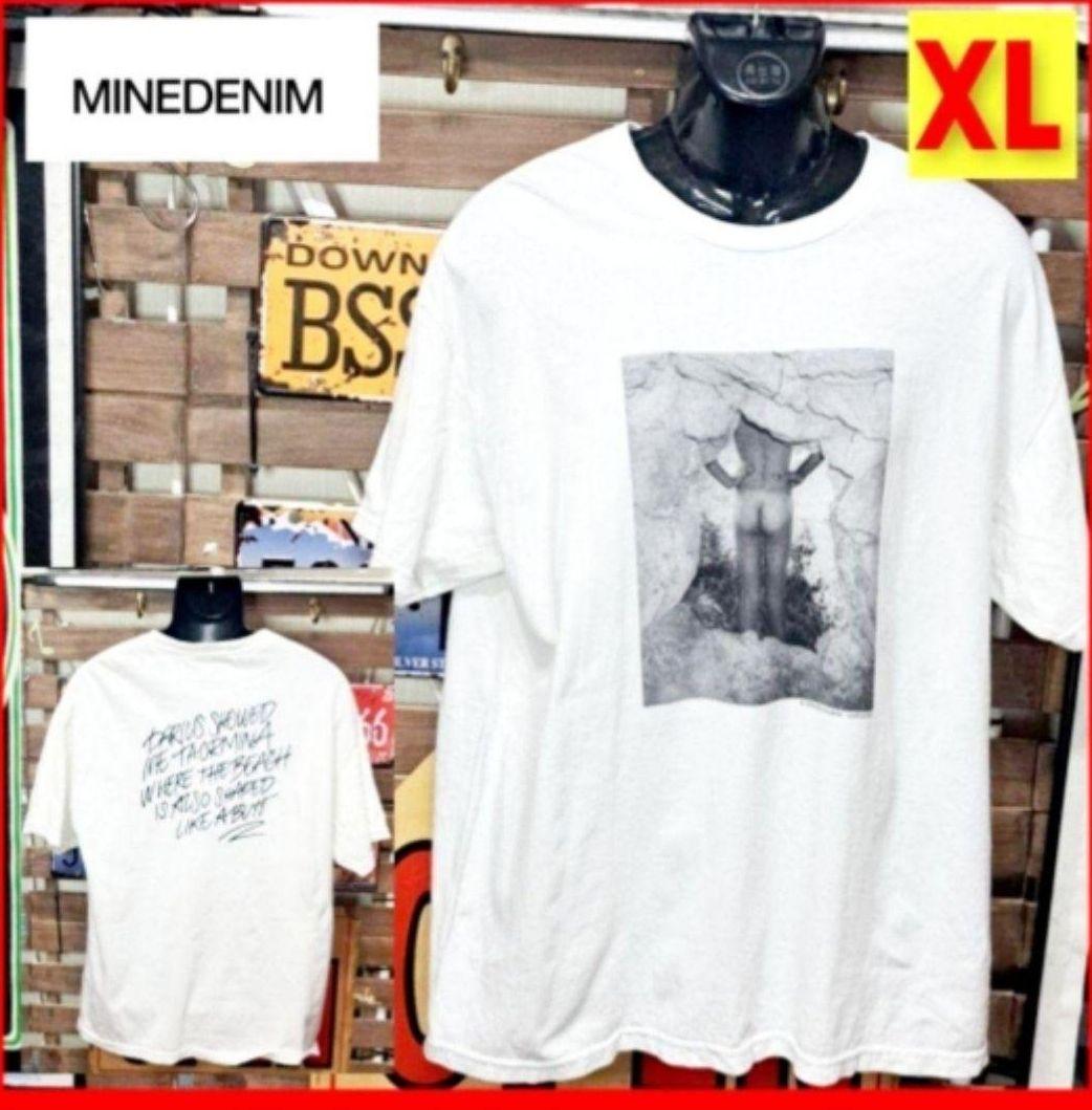 MINEDENIM×STIE-LO フォトプリント 半袖Tシャツ XL ホワイト - メルカリ