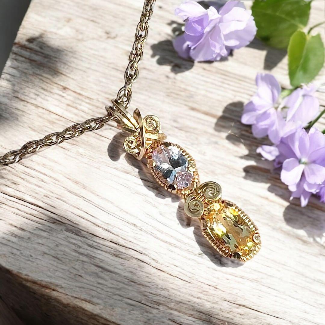 【for ☆ よとぽん ☆様】ピンクタンザナイト＆インペリアルトパーズ(ソ付) インペリアルピンクトパーズ(宝石名ピンク・トパーズ/別名インペリアル