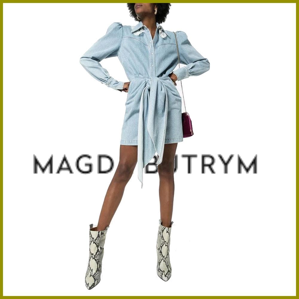 新品 タグ付き ワンピース デニムワンピース デニム レース デニム ロングワンピース ボレロ セット レディース 韓国 ファッション