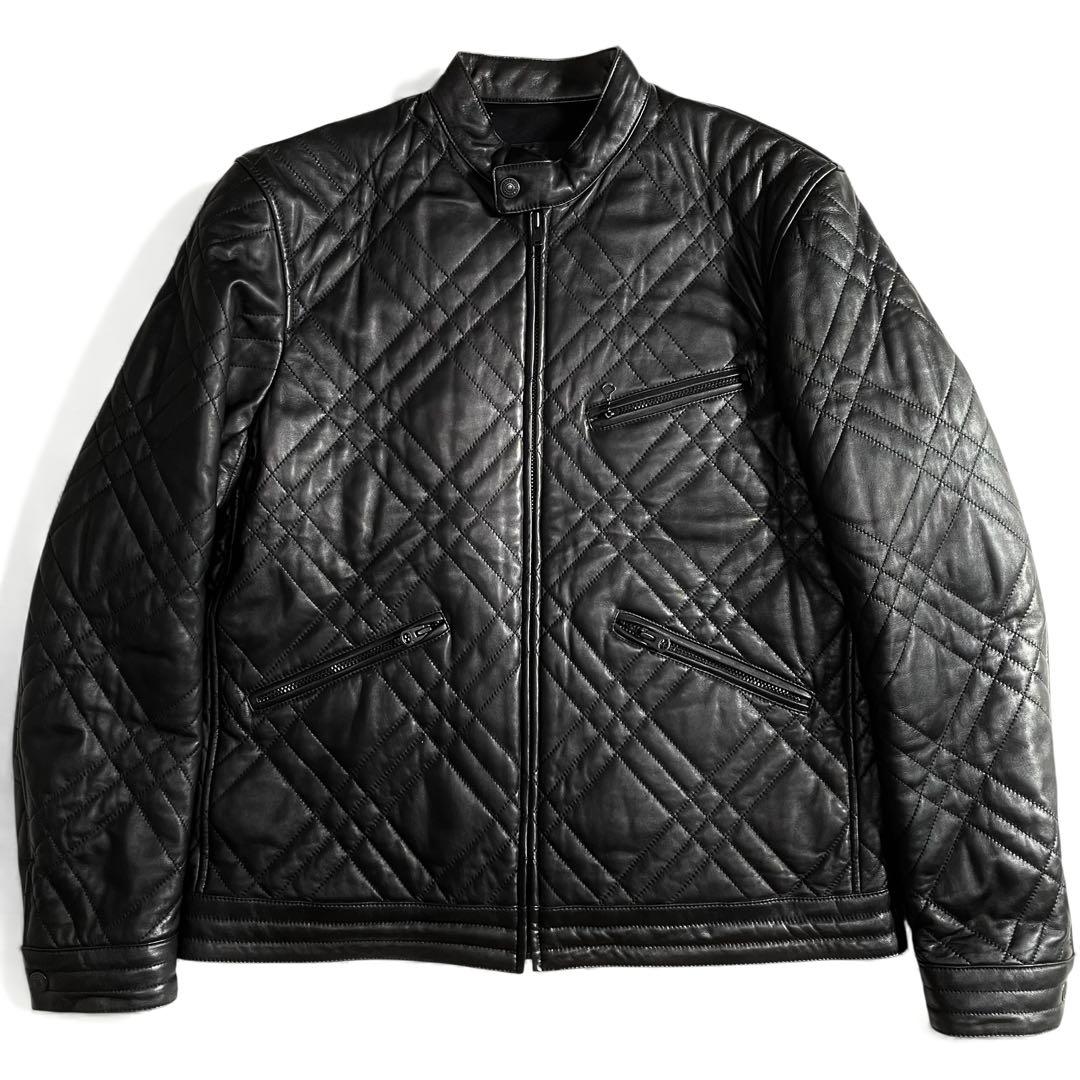 ヒステリックグラマー レザージャケット ラムレザー キルティングデザイン ヒステリックグラマー レザージャケット ラムレザー キルティングデザイン