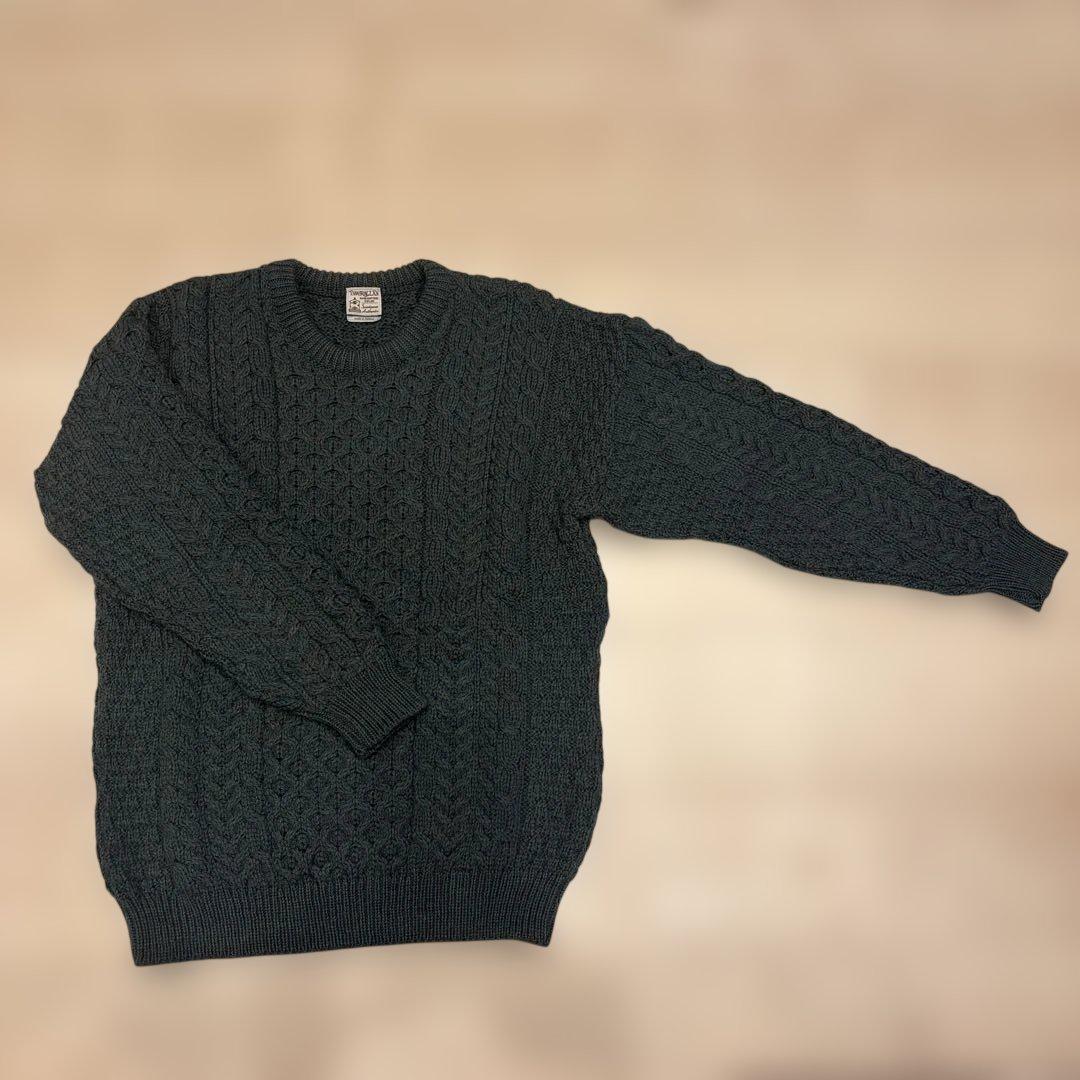 inverallan ダークグリーン ケーブルニットセーター - メルカリ