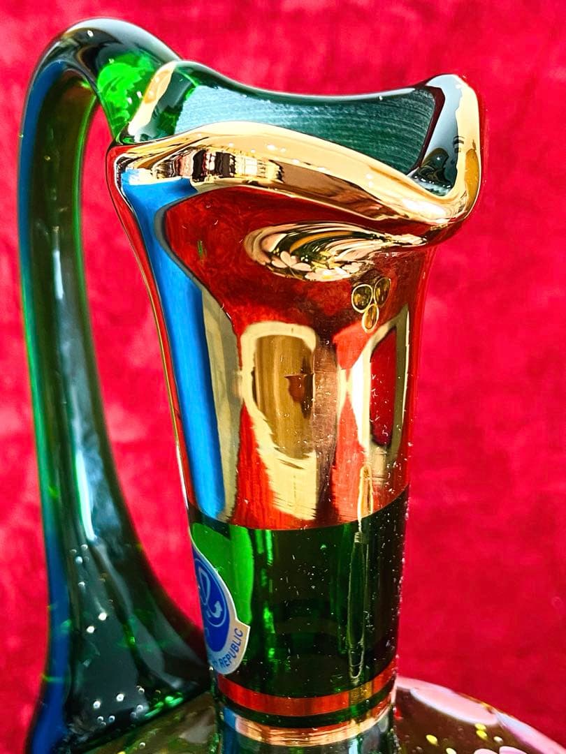 ボヘミアガラス製ピッチャーとグラスセット - メルカリ