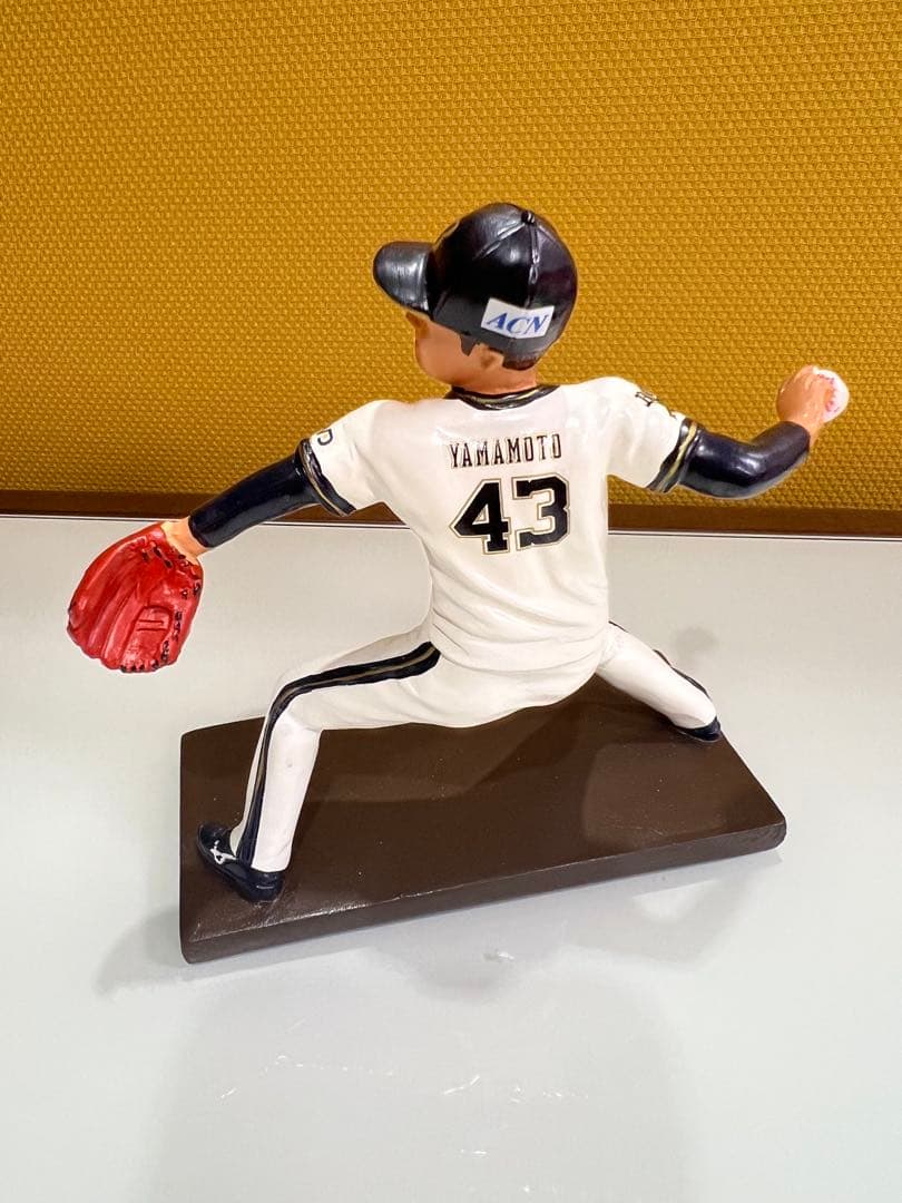オリックスバファローズ ボブルヘッドフィギュア 山本由伸選手（背番号