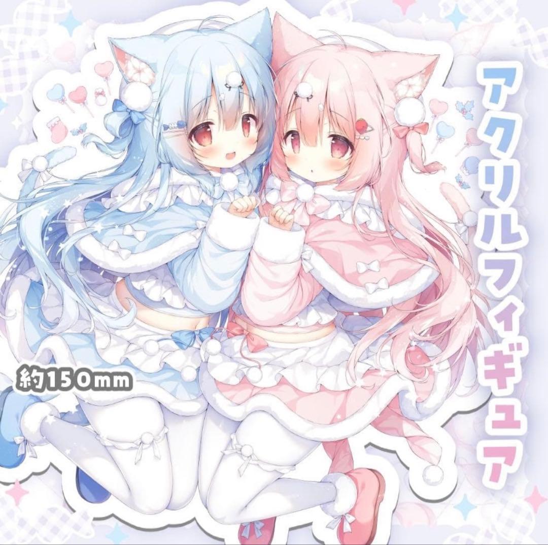 桃豆こまもち 冬のこぼね＆みるく アクリルフィギュア 未開封 - メルカリ