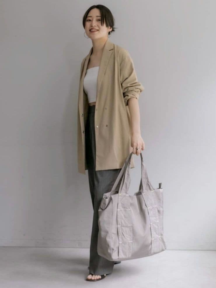 ear PAPILLONNER ライトビッグトートバッグ - メルカリ