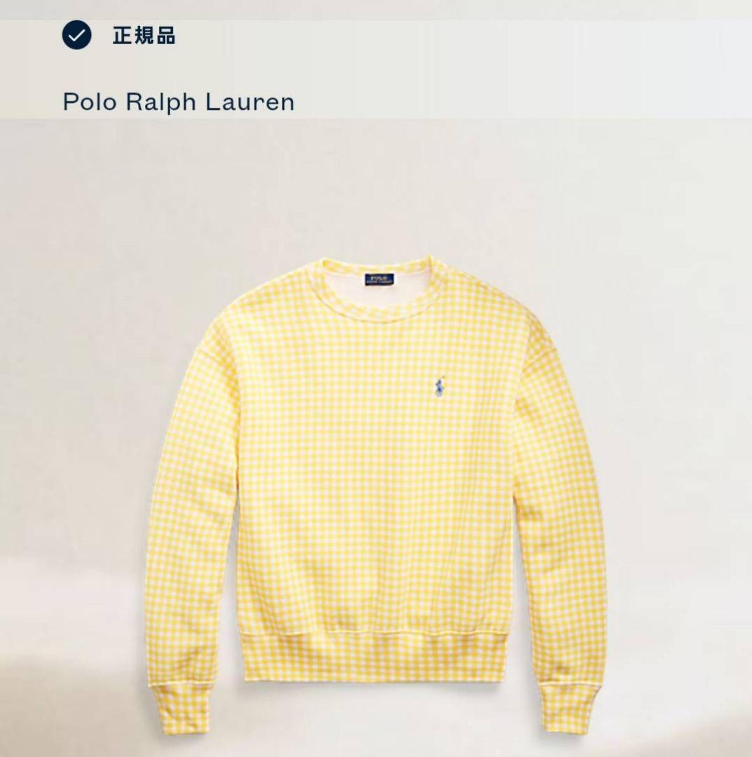 希少品/新品】ポロラルフローレン ギンガムチェック スウェット