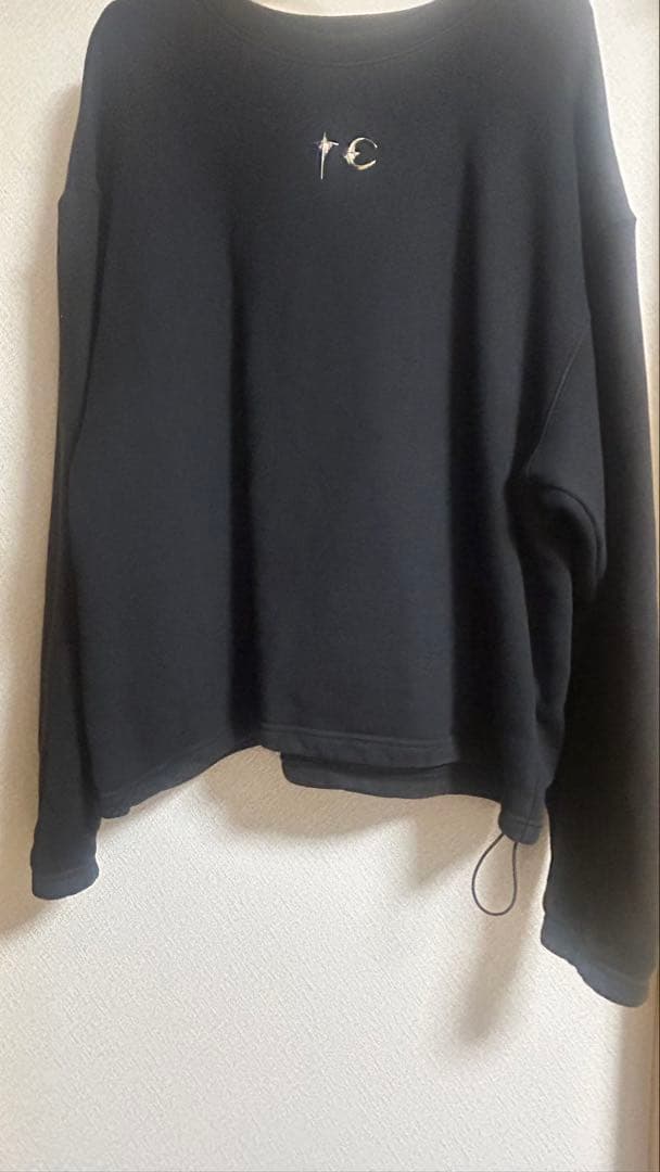 K*U様 サグクラブブラックオーバーサイズトレーナー Thug Club】Color Emblem Sweatshirt (Thug Club/スウェット