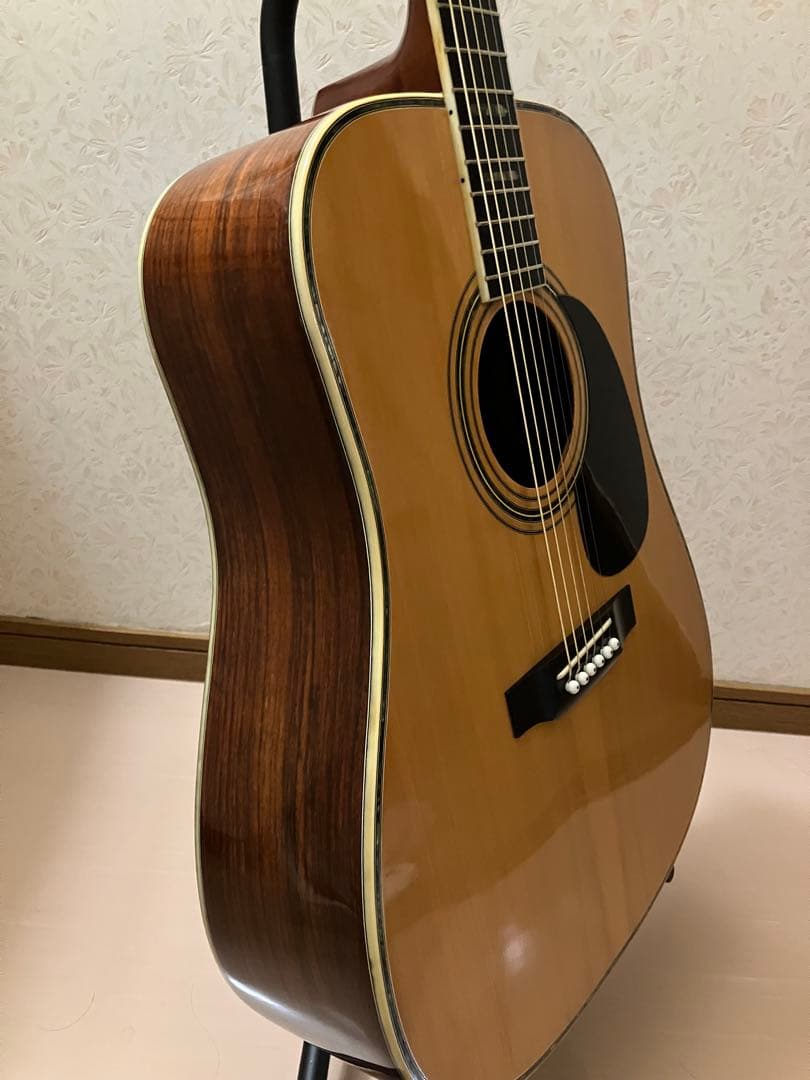 Pro Martin W300 バック3P 縦ロゴ 豪華インレイ アコギ 整備済