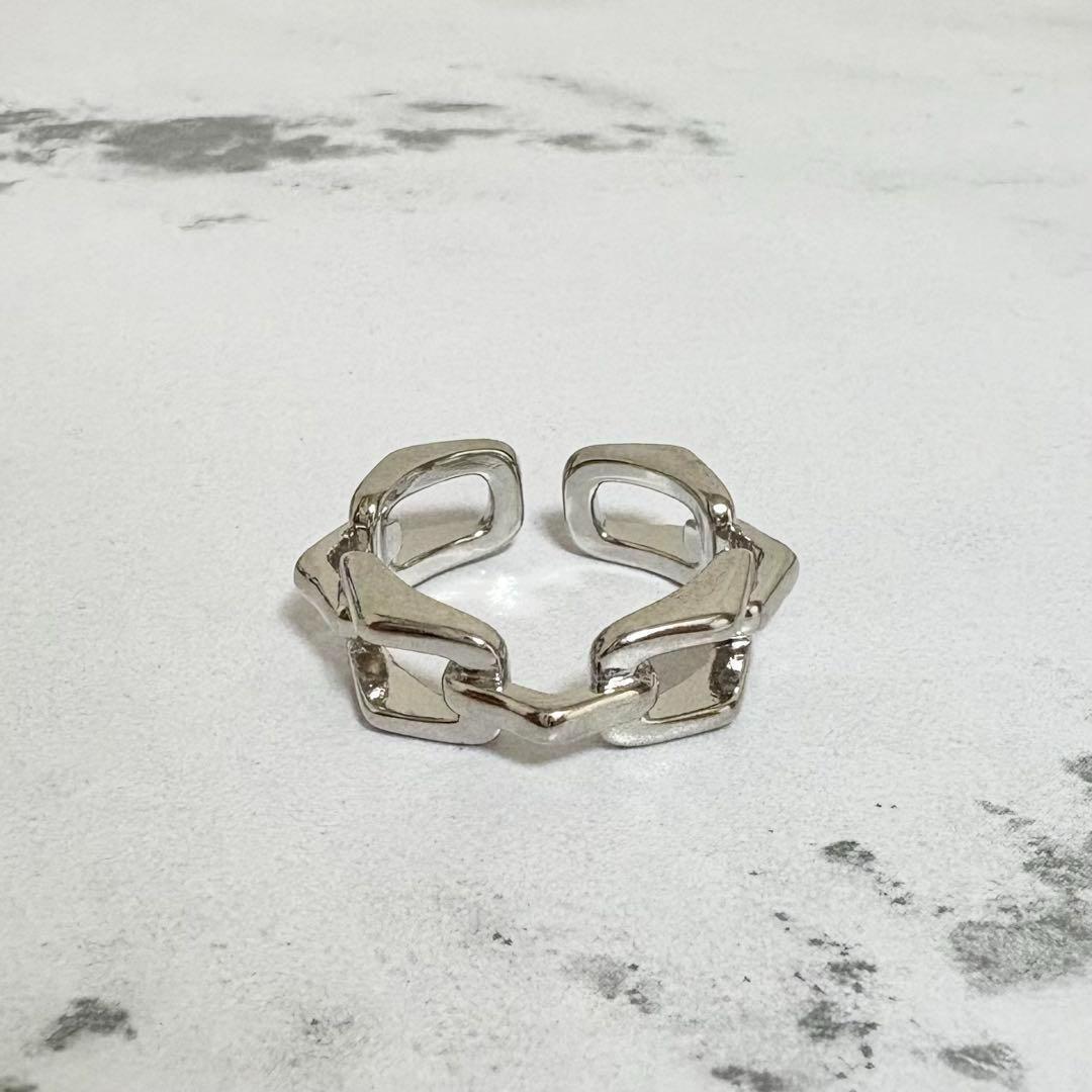 シルバー925 チェーンリング メキシカンジュエリー ヴィンテージリング