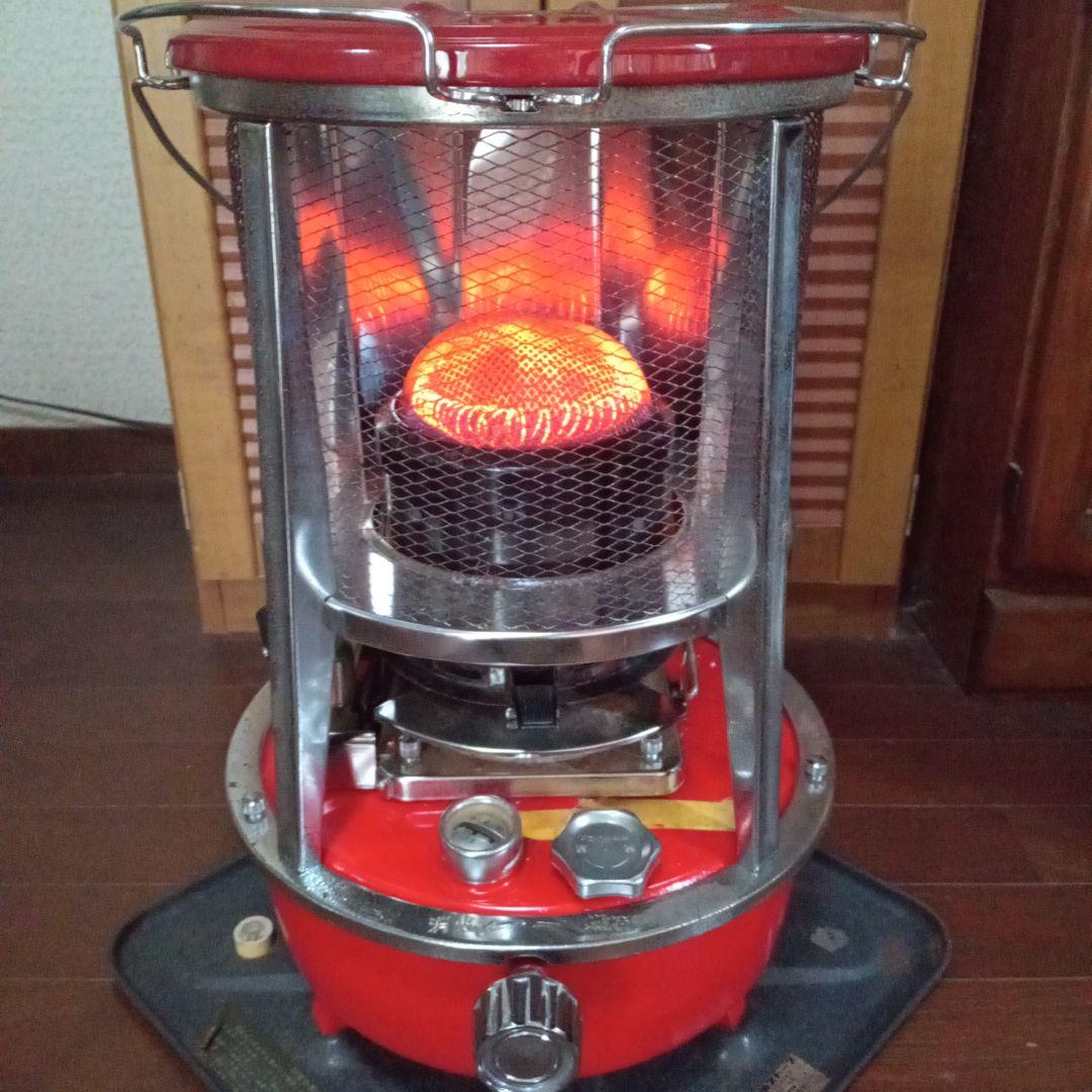 フジカ石油ストーブ KSP−1 ペット赤フジカ 昭和レトロ 反射板付き