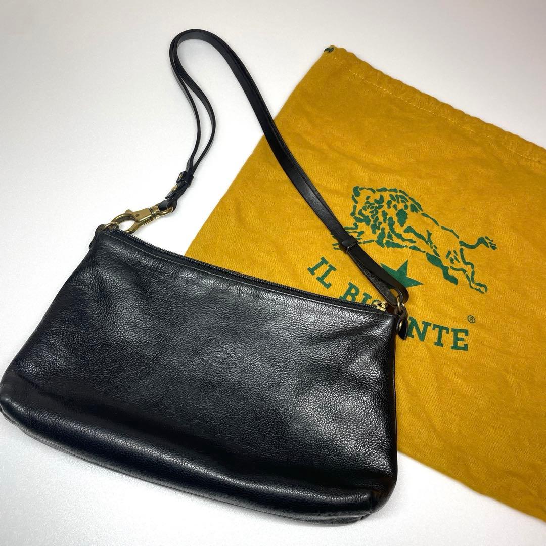 イルビゾンテ(ILBISONTE)ショルダーバッグ 本革 黒 ショルダーバッグ | クロスボディ & ショルダーバッグ | バッグ