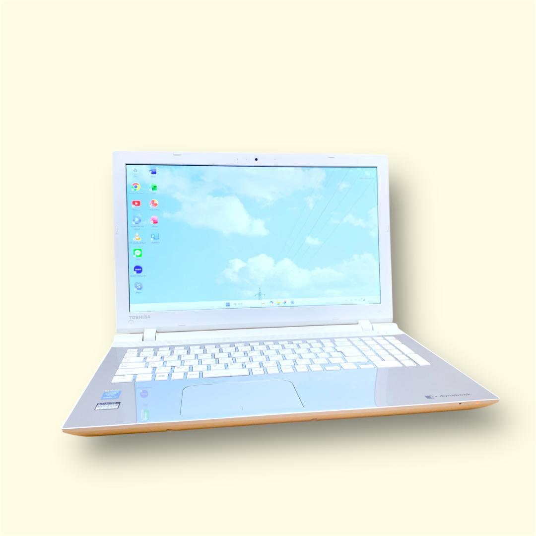 オフィス2021✨高性能i7 SSD メモリ8 フルHD 快適東芝ノートパソコン