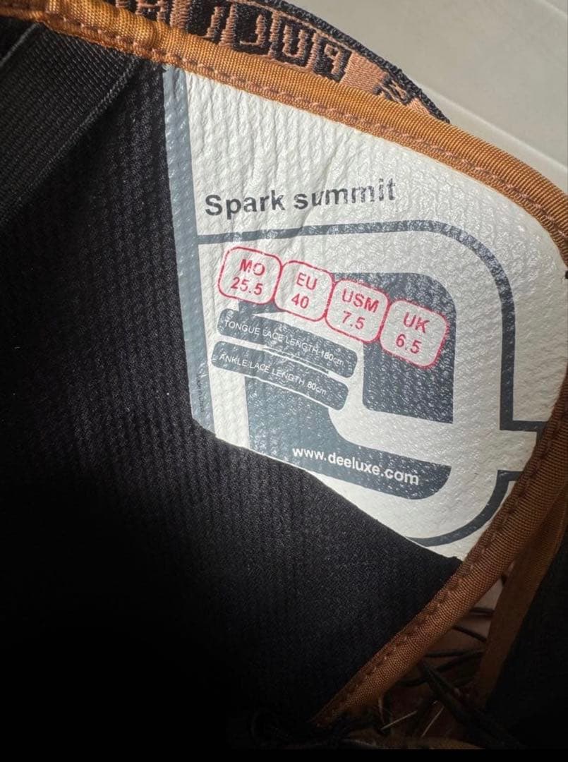 最終値下　DEELUXE ディーラックス SPARK SUMMIT 25.5cm