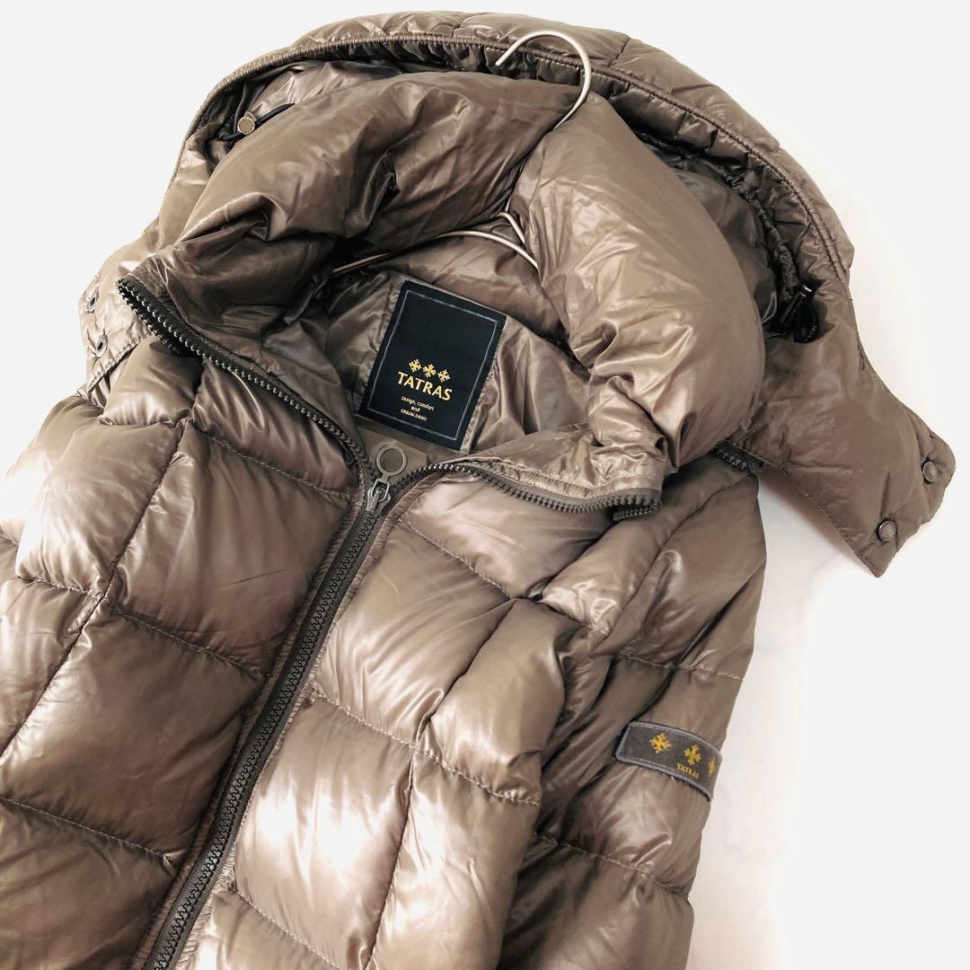 希少モデル タトラス サリンダウンコート Aライン フーデット サイズ02