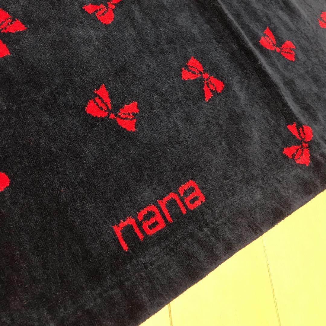 横浜nana タオル地エプロン 新品未使用 紺x赤 リボン柄 | ¡Compre en