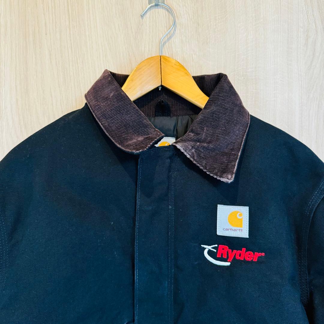 USA製】Carhartt トラディショナルジャケット J02 企業ロゴ 44 - メルカリ