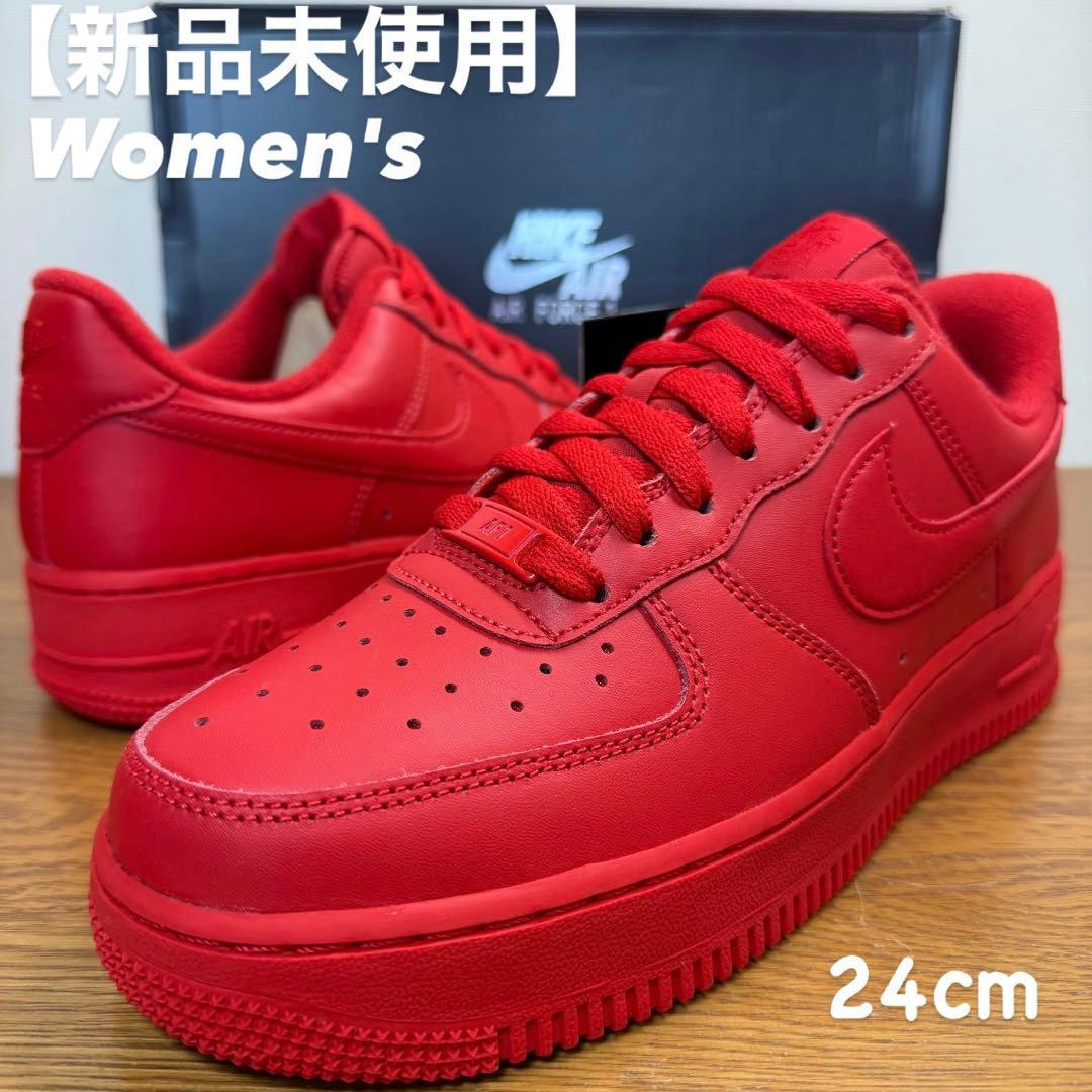 【新品未使用】Womens Air Force 1 トリプルレッド 国内未発【ナイキ】エア フォース 1 07 LV8 “トリプルレッド” (Nike