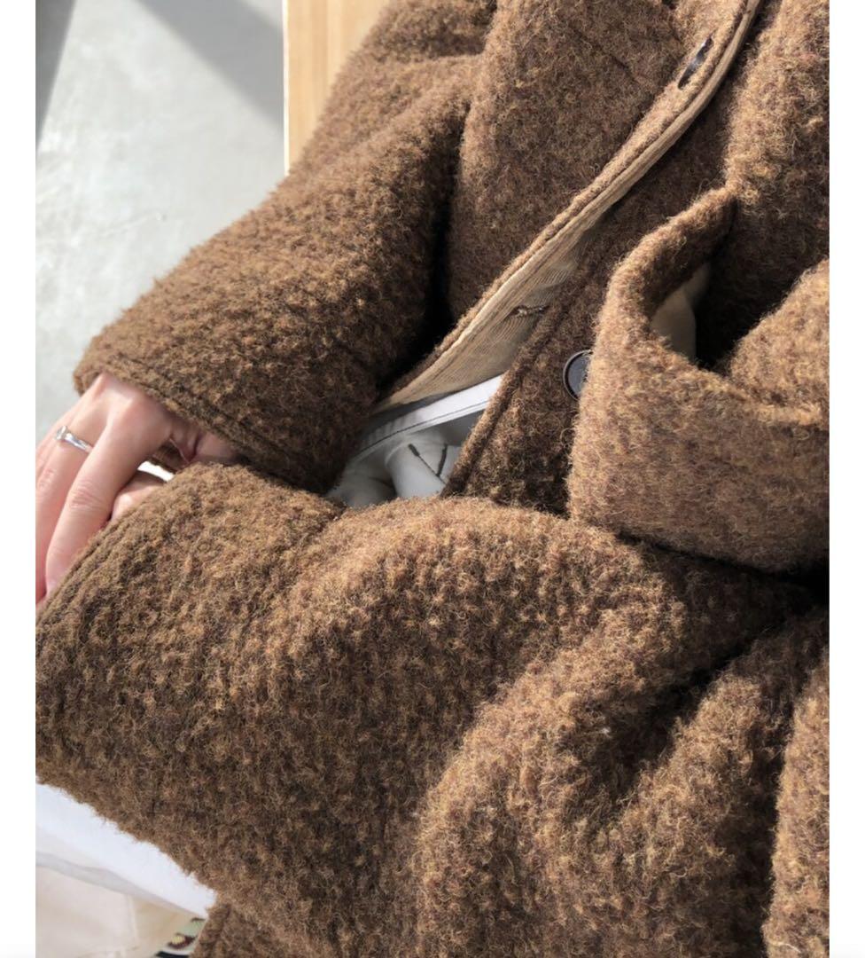 定価37000円 韓国 WLL ウールジャケット ブラウン - メルカリ