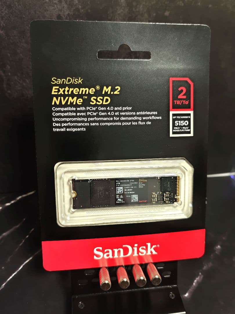 【新品未開封】Sandisk Extreme NVMe Gen4 SSD 2TB Amazon | SanDisk Extreme 2TB M.2 NVMe SSD 内蔵SSD PCIe Gen4.0 最大
