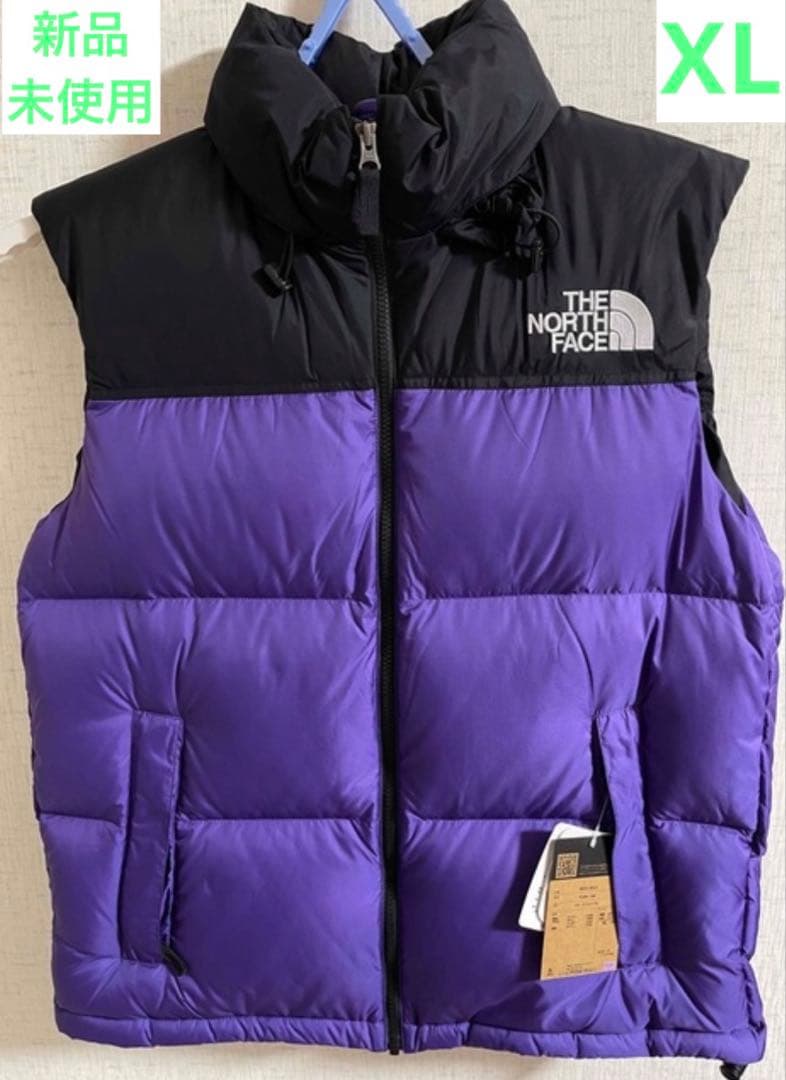 THE NORTH FACE ノースフェイス ダウン ベスト 紫 XL - メルカリ