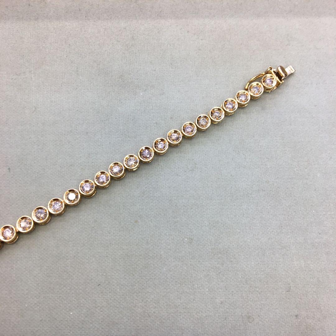 14. K18 ダイヤモンド　テニスブレス　2.0ct