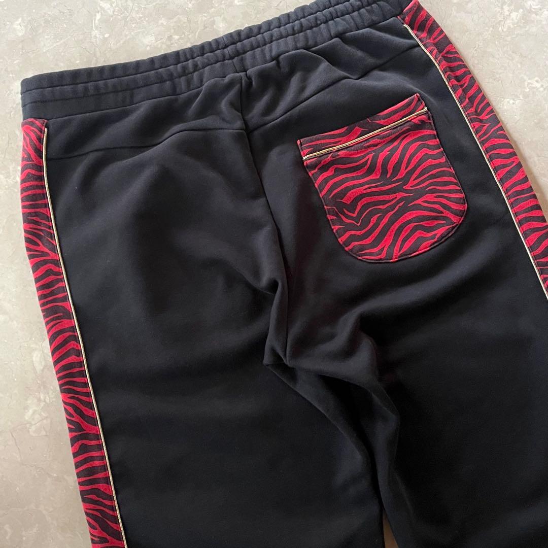 チャンピオン 魔裟斗 スウェット上下セット タイガー 柄 黒×赤×金