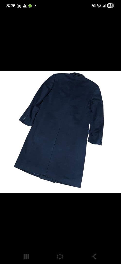 あ*郎様 美品 イタリア製 ゼニヤ カシミヤ90% ダブルブレスト コート