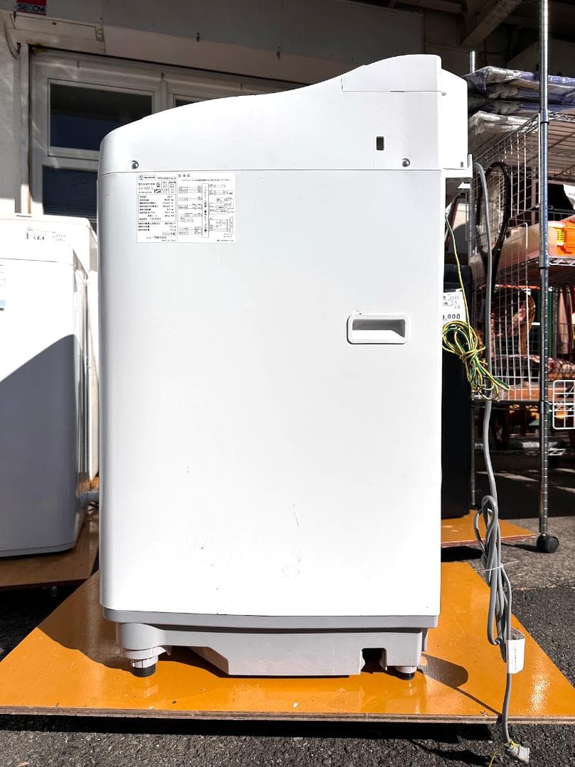 シャープ 縦型全自動洗濯乾燥機 5.5kg ES-TX5F-S 2022年製