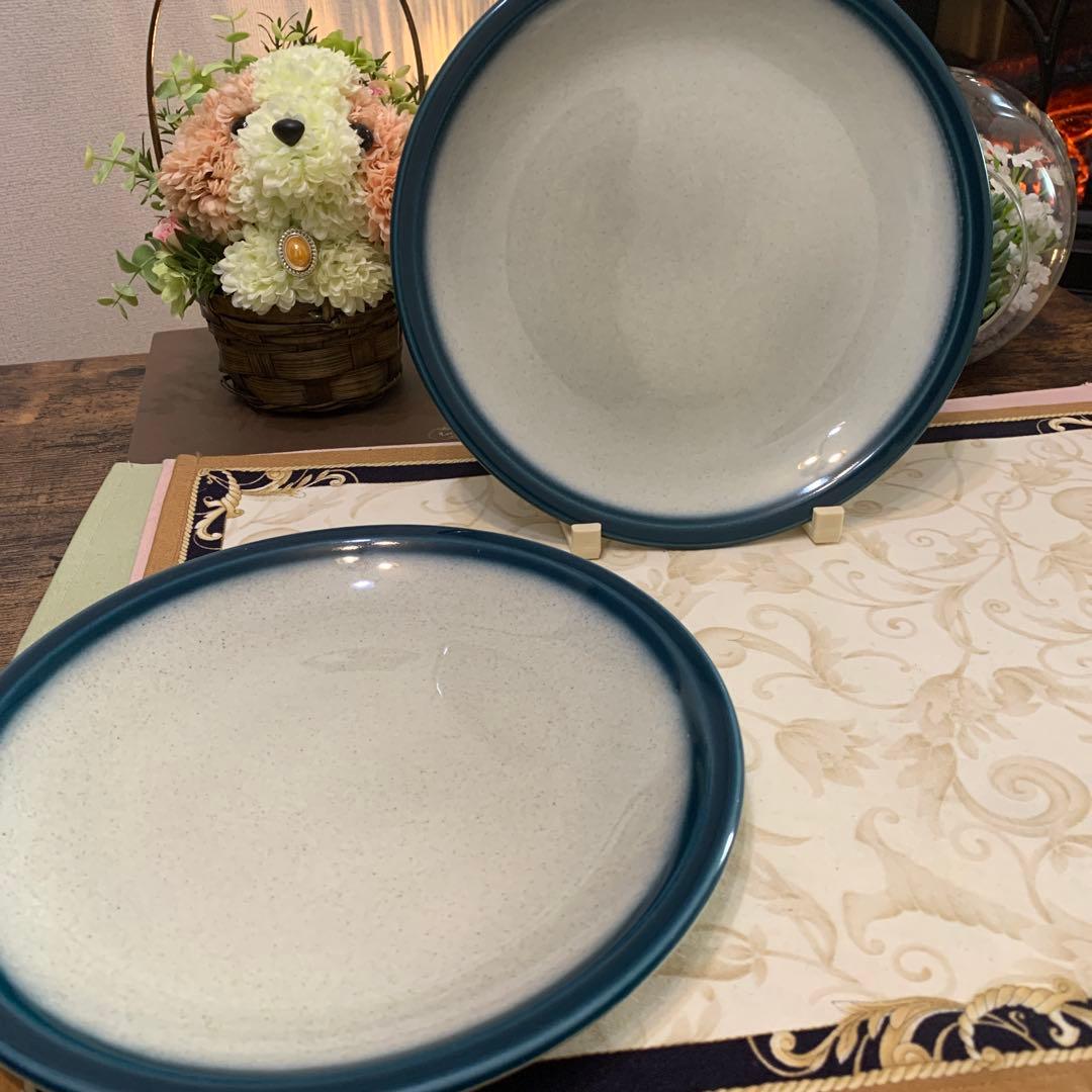 希少 ウェッジウッド ブルーパシフィック 22.5cmディナープレート 7枚