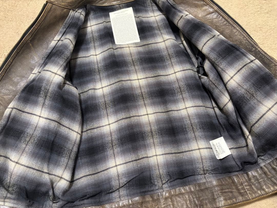 undercoverism ライダースJKT サイズ1 ダメージ加工 GIRA - メルカリ