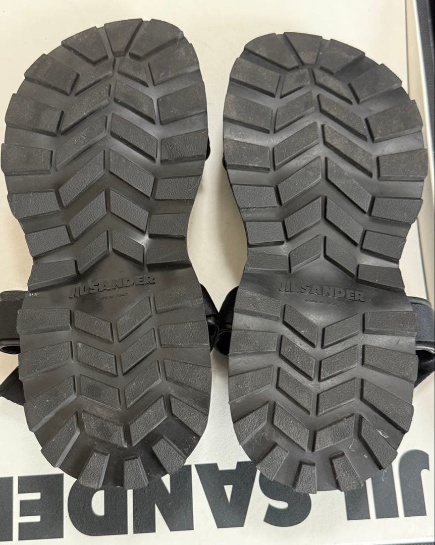 konyan77様用JIL SANDER サンダル 41 ブラック - メルカリ