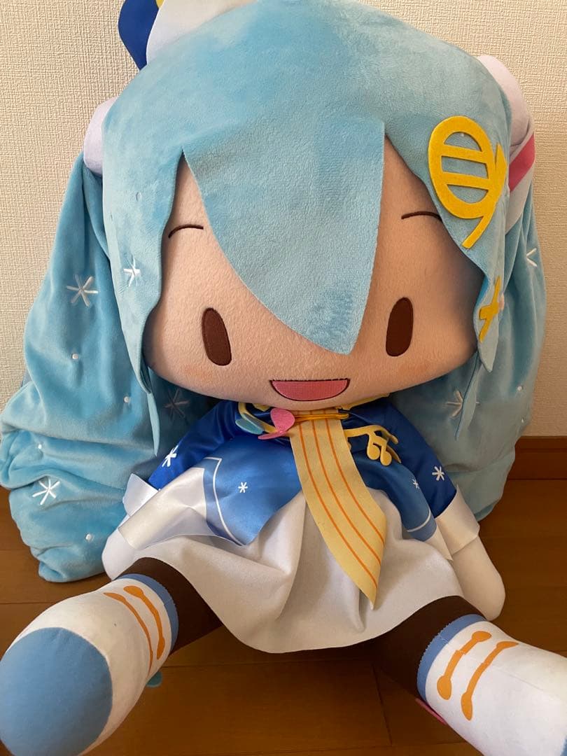 初音ミク どでかジャンボぬいぐるみ 雪ミク2020 グッズ: 雪ミク2020 どでかジャンボふわふわぬいぐるみ ※キャンセル分